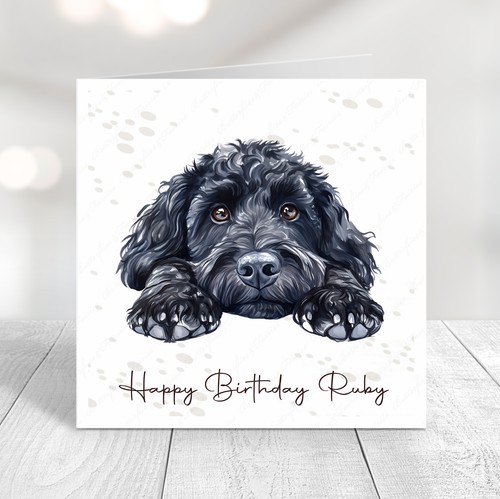 Personalised cockapoo birthday - personalised,