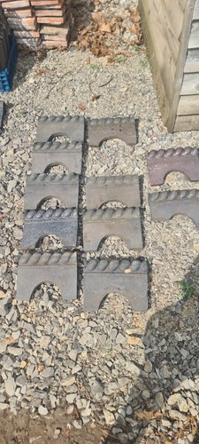 Victorian edging tiles garden - tiles,