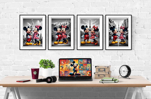 Disney mickey minnie black - mickey, &