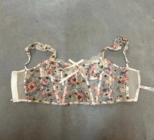 Rare Victoria’s Secret Dream Angel Floral Y2K Bralette Corset Top 32D Viral