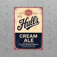 Vintage Hulls Cream Ale Metal