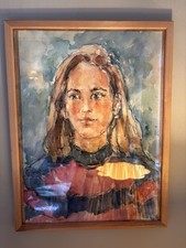 Vintage Norwegian watercolour