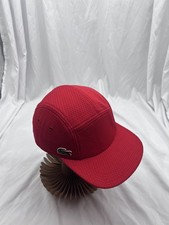 lacoste live red cap