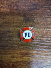 FD Fire Department Lapel Pin