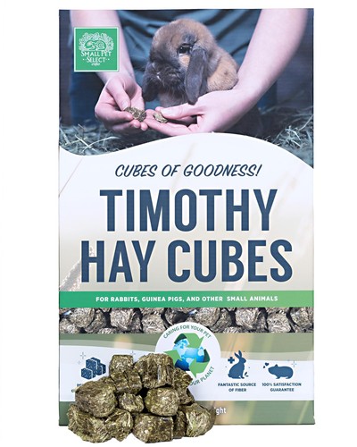 Straight timothy hay cubes - -,