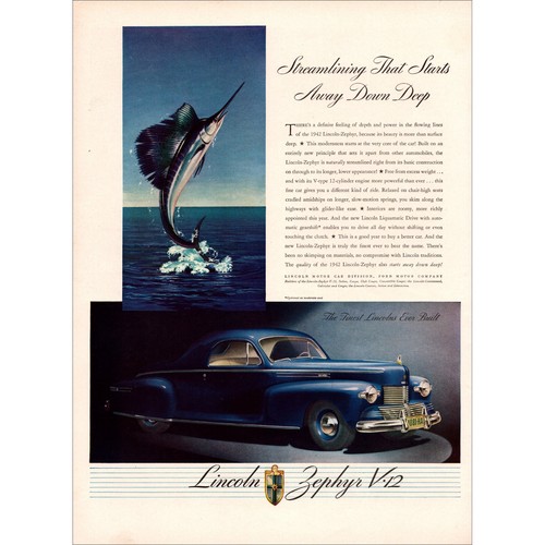 1941 lincoln zephyr - 1941,