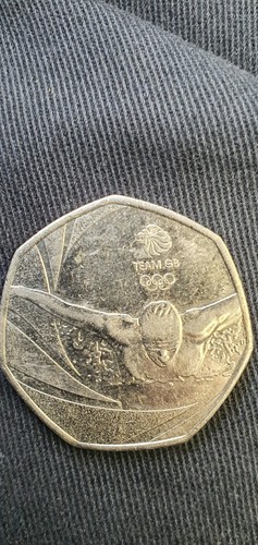 2016 50p coin team rio - coin, gb