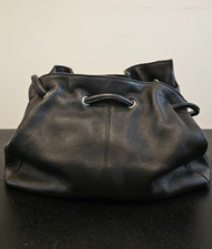 GIGI Black Leather Shoulder