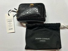 Jasper Conran Black Croc Coin