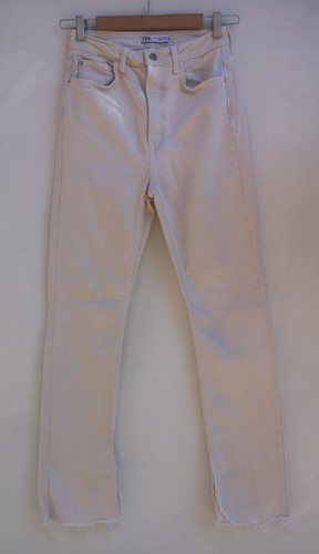Zara cream high waist - zara,