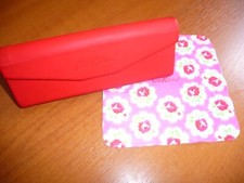 Cath Kidston Brand Red Hard Glasses or Sunglasses Case - lovely & stylish