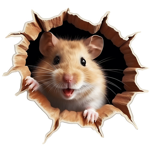 Mouse hole wall - mouse,