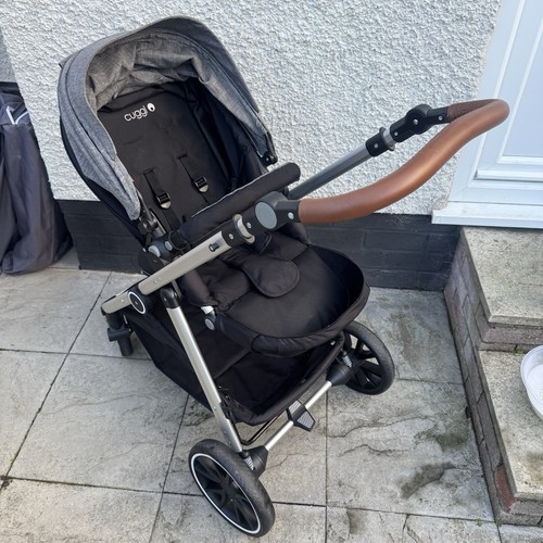 Cuggl deluxe pushchair grey - deluxe,