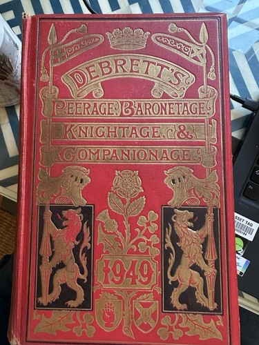 1949 edition debrett - edition, debrett's