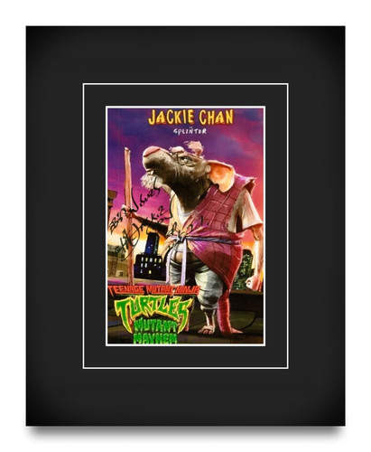 Jackie chan signed 10x8 photo - signed,