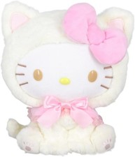 Hello Kitty Plush Toy 23cm Kawaii Soft Stuffed Doll Anime Gift for Kids
