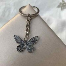 Retro Butterfly Keyring Keychain Bag Charm * (Box D 3)