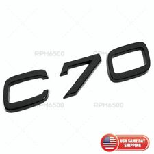 For Volvo C70 Rear Trunk Bumper Letter Badge Nameplate Emblem Sport Gloss Black