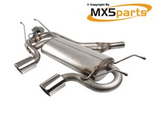 MX5 Stainless Centre Exit Sports Exhaust With Diffuser Mazda MX-5 Mk4 & RF 2015>