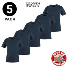 5 Pack Men's Plain T-Shirt