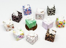 Dolls House Tissue Box Square Open Handmade 1:12 Scale Miniature ML tumdee