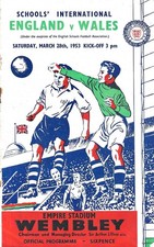 ENGLAND V WALES SCHOOLS'