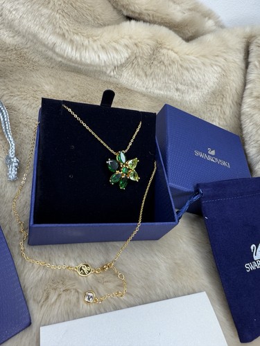 Swarovski gold tone pendant - swarovski,