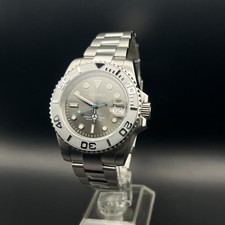 Seiko Mod Yacht Master Rhodium Oyster Stainless Steel NH35