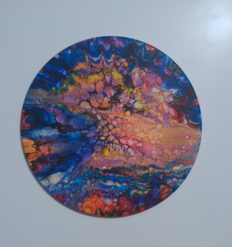 Handmade painting fluid art - handmade,