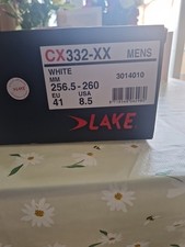 Lake CX332 Cycling Shoes EU 41 White/Black Graphic  