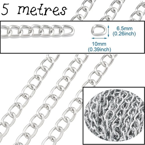 Aluminium twisted curb - aluminium,