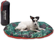 Furhaven Small Dog Bed Trail Pup Travel Pillow Mat W/Stuff Sack, Washable - Papr