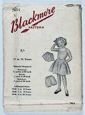 Vintage 1950's Sewing Pattern Blackmore 7654 Petticoat and Knickers age 11-12