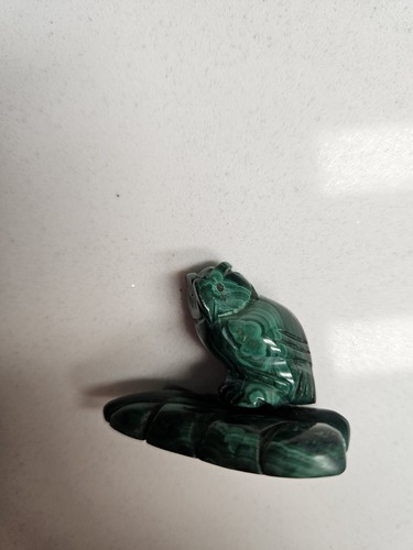 Miniature malachite crystal - miniature,