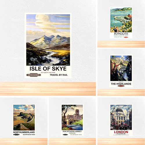 Holiday travel metal signs - holiday,
