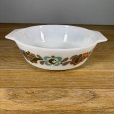 Vintage Pyrex JAJ Carnaby Tempo Casserole Dish 70s Retro Made In England