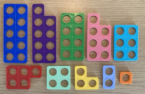 Numicon box shapes - of,