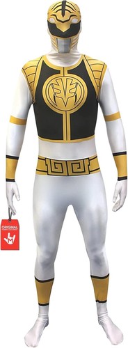 Adult white power ranger - adult,