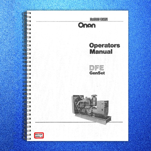 Onan dfe spec - onan,