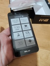 Blu Grand X Mobile Phone In Grey