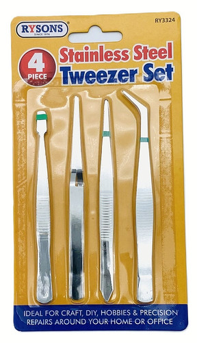 Stainless steel tweezer - pc,