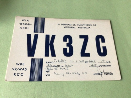 Vintage qsl radio - qsl,