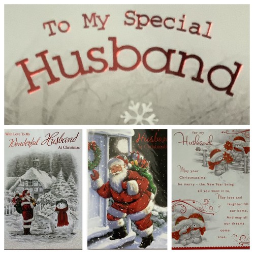 Husband christmas card - card, (box2)