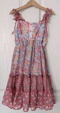 Girls Jona Michelle Pink Floral Dress Age 8