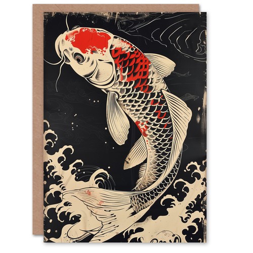 Traditional black red japanese - black,