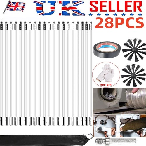 Chimney sweep set 6in - sweep, flue