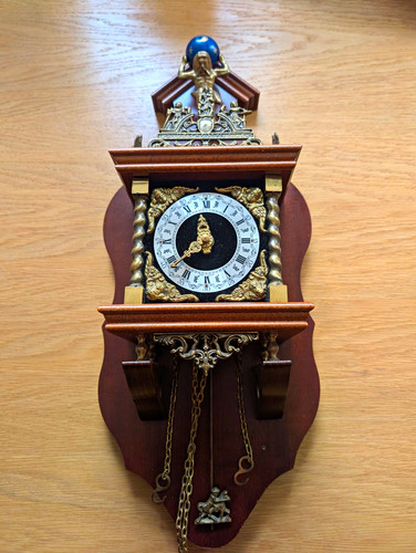 Dutch hanging wall clock - clock,
