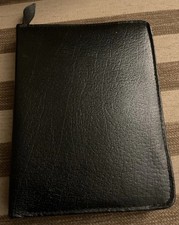 Vintage Black Leather Writing