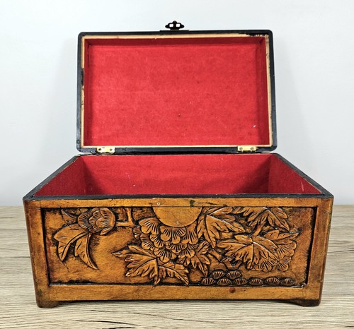 Vintage chinese carved camphor - vintage,