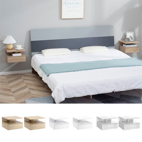 Floating bedside table - floating, of